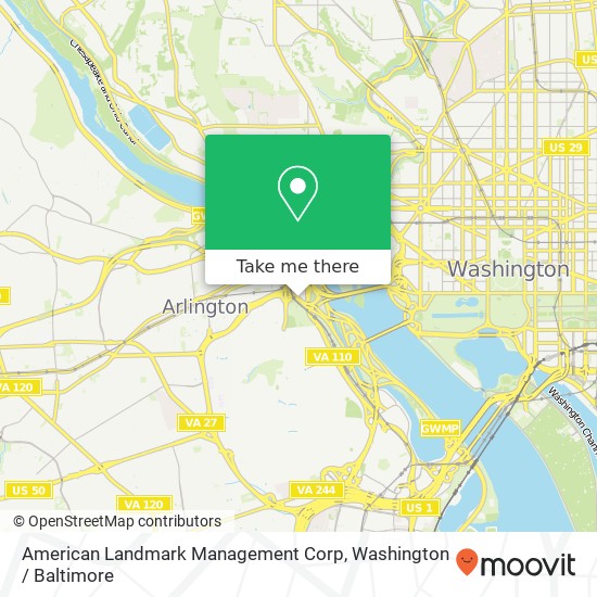 American Landmark Management Corp map