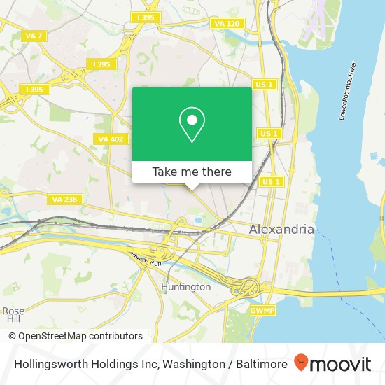 Mapa de Hollingsworth Holdings Inc