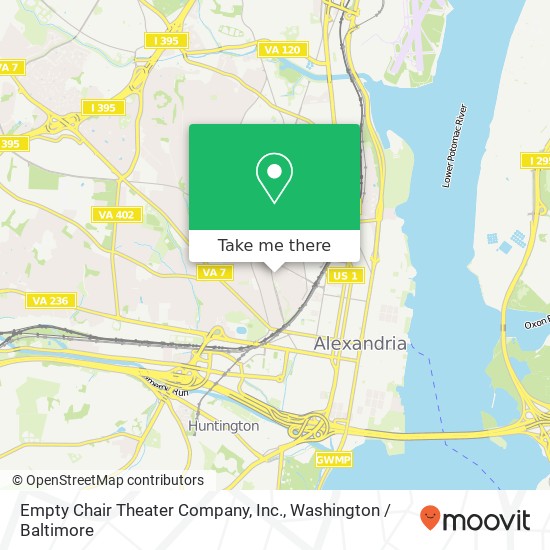 Empty Chair Theater Company, Inc. map