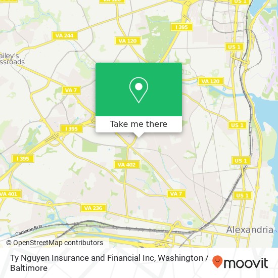 Ty Nguyen Insurance and Financial Inc map