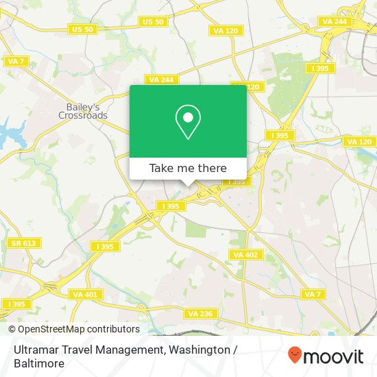 Mapa de Ultramar Travel Management