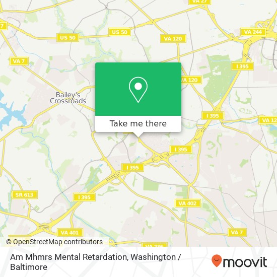 Mapa de Am Mhmrs Mental Retardation