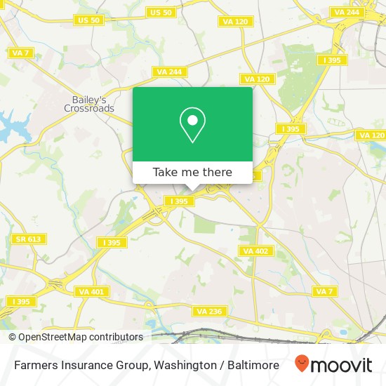 Farmers Insurance Group map