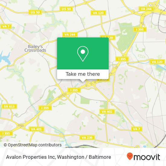 Avalon Properties Inc map
