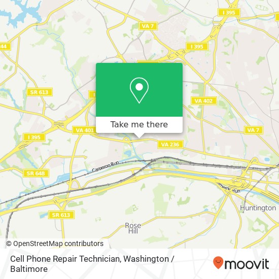 Cell Phone Repair Technician map