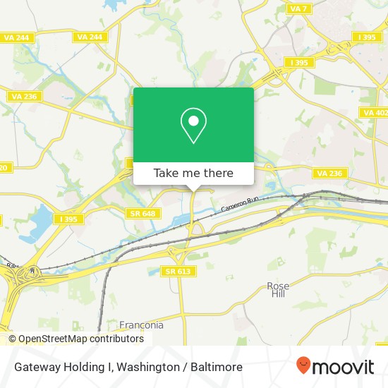 Mapa de Gateway Holding I