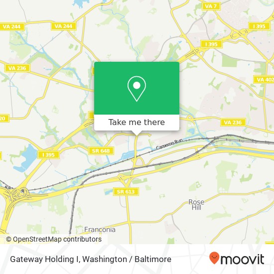 Gateway Holding I map