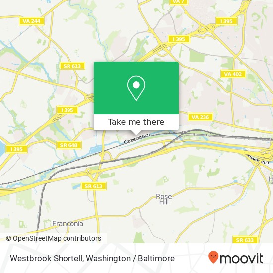 Westbrook Shortell map