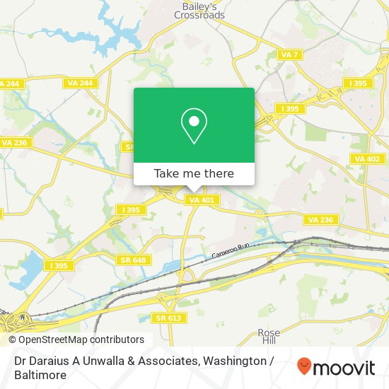 Dr Daraius A Unwalla & Associates map
