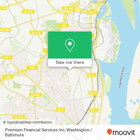 Premium Financial Services Inc map