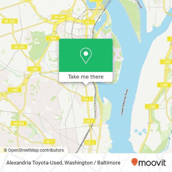 Alexandria Toyota-Used map