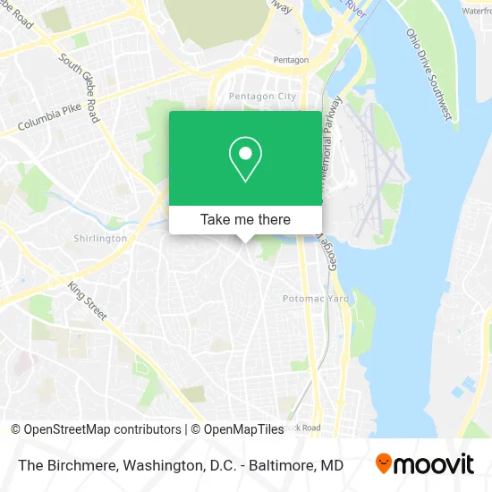 The Birchmere map