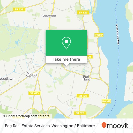 Ecg Real Estate Services map