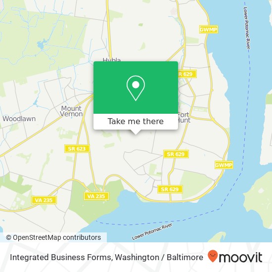 Integrated Business Forms map