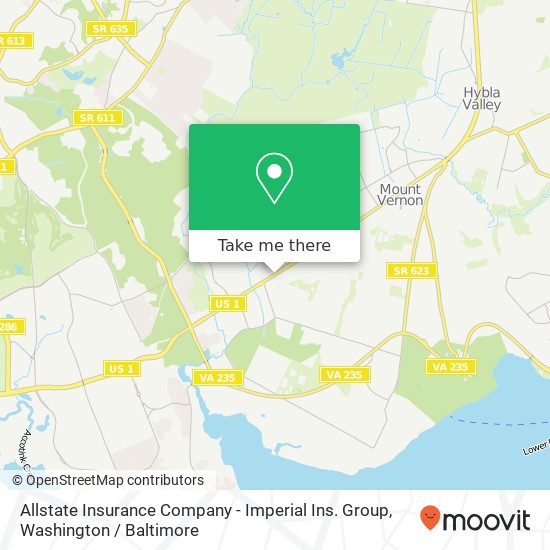 Allstate Insurance Company - Imperial Ins. Group map