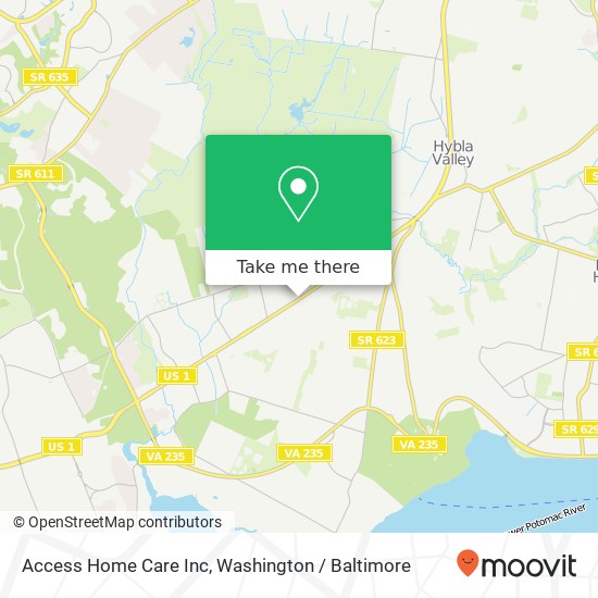 Mapa de Access Home Care Inc