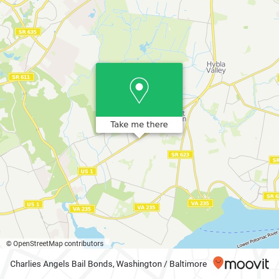 Mapa de Charlies Angels Bail Bonds