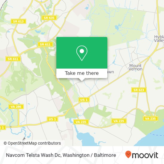Navcom Telsta Wash Dc map