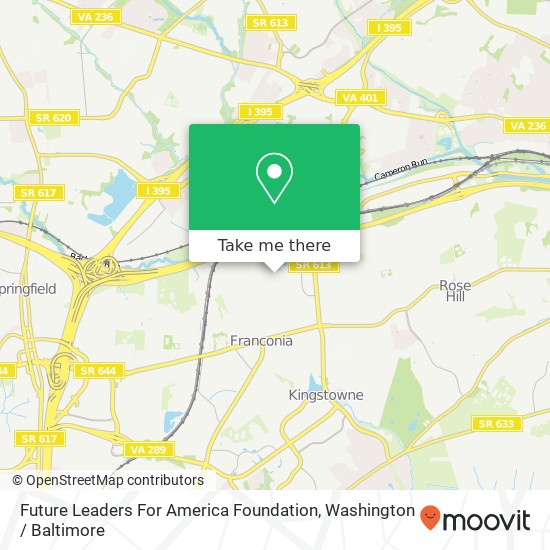 Mapa de Future Leaders For America Foundation