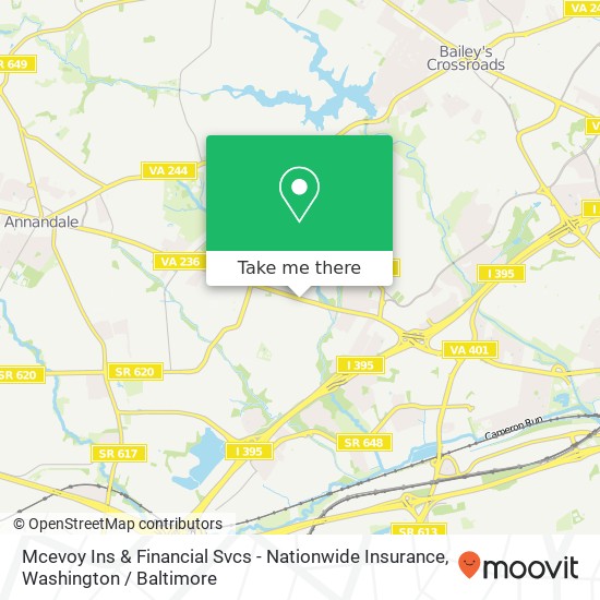 Mapa de Mcevoy Ins & Financial Svcs - Nationwide Insurance