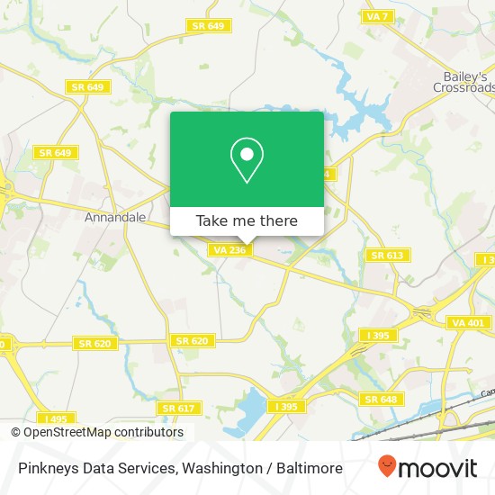 Mapa de Pinkneys Data Services