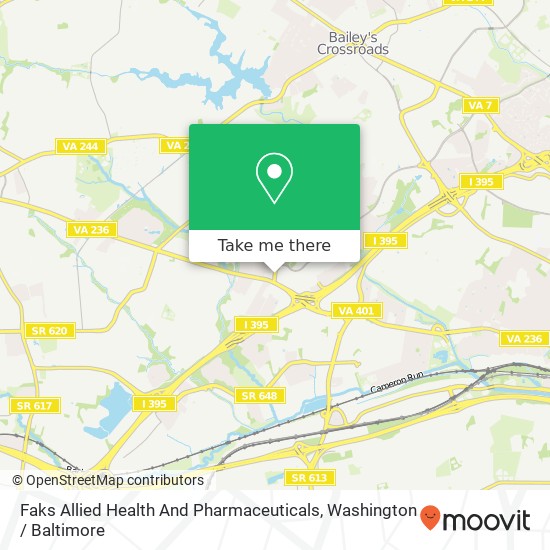 Mapa de Faks Allied Health And Pharmaceuticals