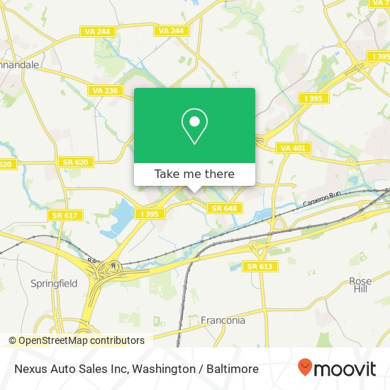 Mapa de Nexus Auto Sales Inc