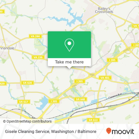 Gisele Cleaning Service map