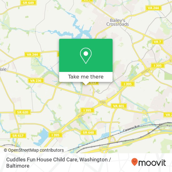 Mapa de Cuddles Fun House Child Care