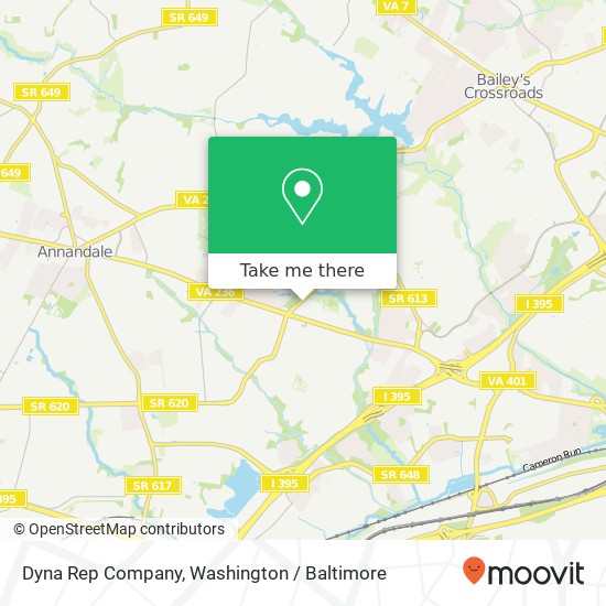 Dyna Rep Company map