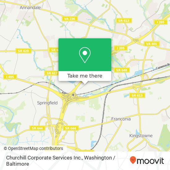 Churchill Corporate Services Inc. map