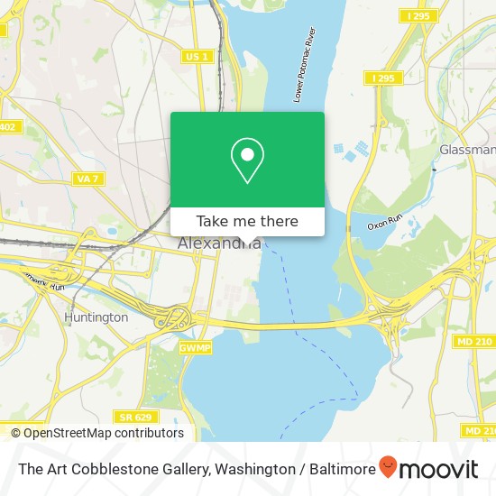 The Art Cobblestone Gallery map