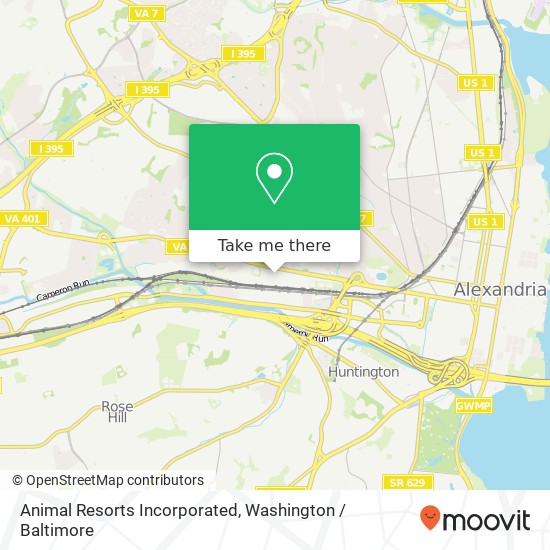 Animal Resorts Incorporated map