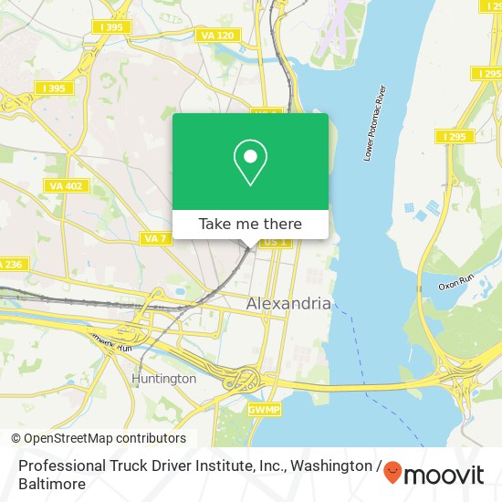 Mapa de Professional Truck Driver Institute, Inc.