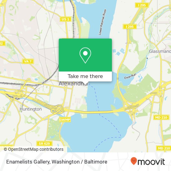 Enamelists Gallery map