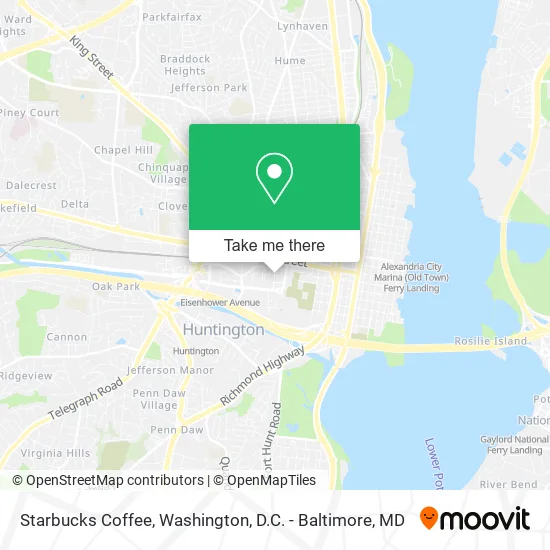 Starbucks Coffee map