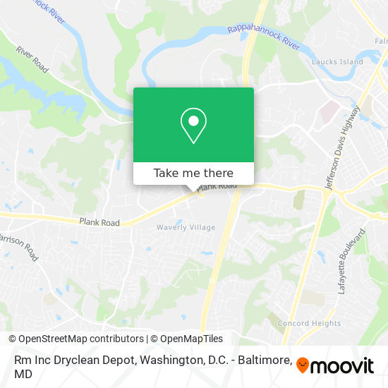 Rm Inc Dryclean Depot map