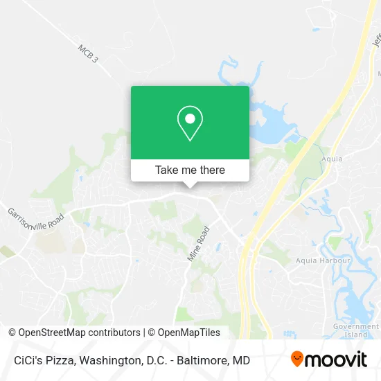 Mapa de CiCi's Pizza