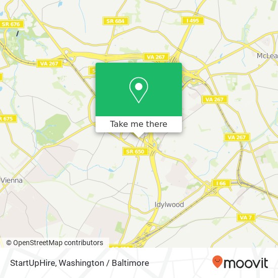 Mapa de StartUpHire