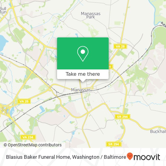 Mapa de Blasius Baker Funeral Home