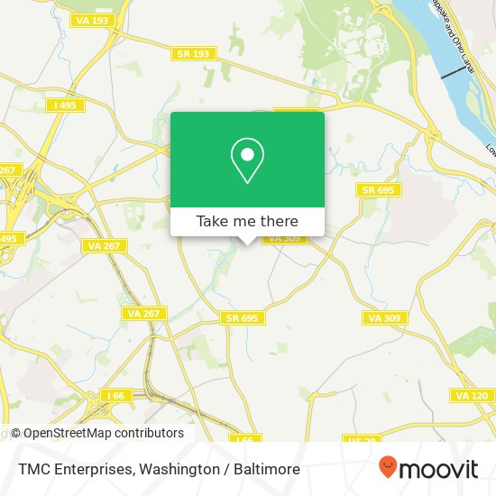 TMC Enterprises map