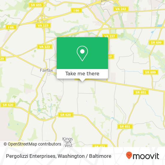 Pergolizzi Enterprises map