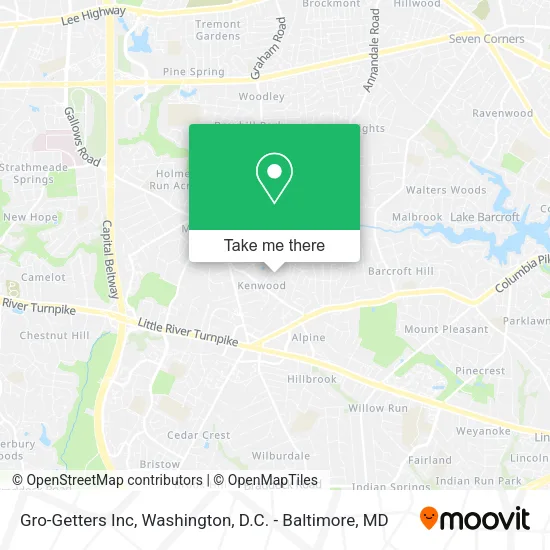 Mapa de Gro-Getters Inc