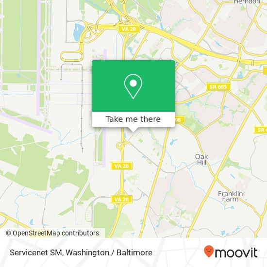 Servicenet SM map