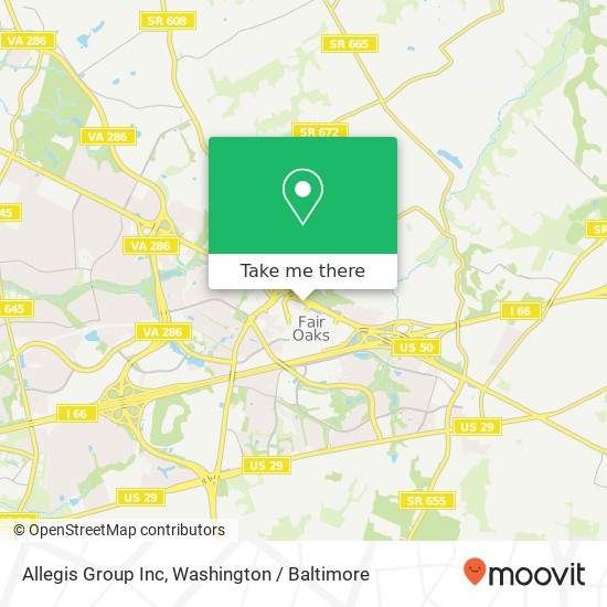 Mapa de Allegis Group Inc