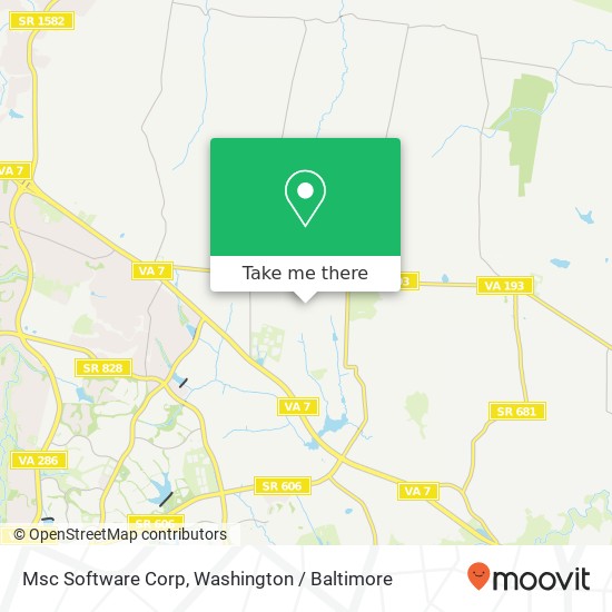 Msc Software Corp map