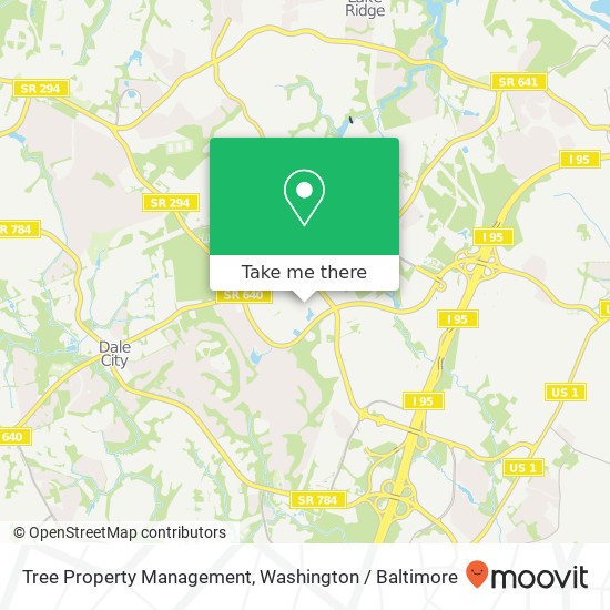 Tree Property Management map