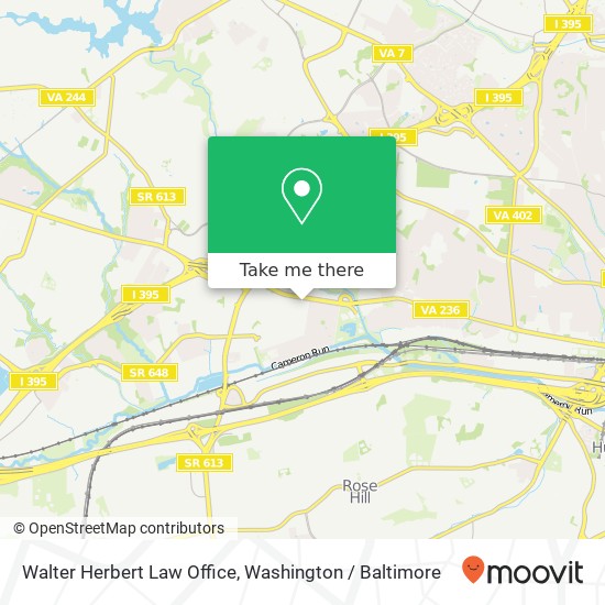 Mapa de Walter Herbert Law Office