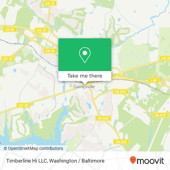 Timberline Hi LLC map