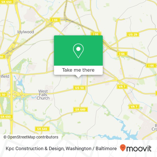 Kpc Construction & Design map